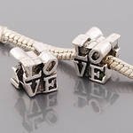 LOVE spacer Charm Bead for Pandora/Troll/Chamilia Style Charm Bracelet
