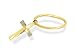 12mm Single Hoop & Cross Earring