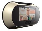 BRINNO Digital Peephole Viewer Tuerspion f. 35-57 mm 6,4cm 2,5Z TFT-Bildschirm 1.3 Megapixel CMOS Silver outside door ring