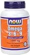 NOW OMEGA 3-6-9 Hexane Free Nutritional Oils - 100 Softgels