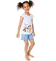 Pure Cotton Abney & Teal Shortie Pyjamas