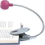 Flex Neck Reading Light (Raspberry)