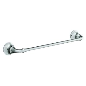 KOHLER K-11270-CP Forte Traditional 18-Inch Towel Bar, Polished Chrome