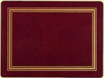 Lady Clare Melamine Placemats Plain Red