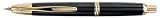 PILOT/NAMIKI BLACK CAPLESS VANISHING POINT FOUNTAIN PEN FINE