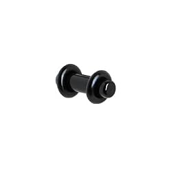 6 Gauge Black Acrylic Plug