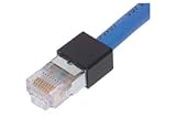 Shielded Cat. 5E Plenum Cable, RJ45 / RJ45, 75.0 ft, Color: Blue