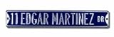 Authentic Street Signs Seattle Mariners 11 Edgar Martinez Dr Steel Street Sign