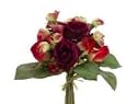 Allstate FBQ370-BU-BT 11.5 in. Rose-Calla Lily Bouquet Burgundy-Beauty- Case of 6