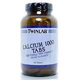 Health Genesis - TwinLab - Calcium 1000 w/Vit D - 120 tabs
