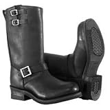 River Road Twin Buckle Engineer Motorcycle Boots - 11.5