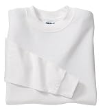 NEW Gildan Ultra Cotton - Youth Long Sleeve T-Shirt White-M