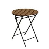 Greemotion 416327 Resin Bistro Klapptisch Mesa &oslash; 60 x 72 cm
