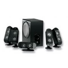 Childrens Toyshop  Computer : Logitech X-530 PC Multimedia Home Theatre Speaker System - 70 Watt (Total) (5.1)