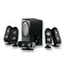 Logitech X-530 PC Multimedia Home Theatre Speaker System - 70 Watt (Total) (5.1)