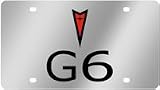 Pontiac G6 Logo / Word License Plate