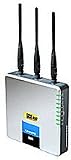 Linksys Wireless-G Broadband Router with SRX400 WRT54GX4 - Wireless router + 4-port switch - EN, Fast EN, 802.11b, 802.11g
