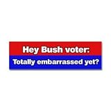 Hey Bush Voter Bumper Sticker