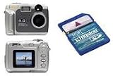 Vu Point m506atg Digital camera - point and shoot - 5.0 Mpix / 8 Mpix (interpolated) - supported memory: MMC, SD With 1gb SD Card