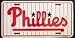 Philadelphia Phillies License Plate