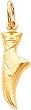 10K Yellow Gold Ballerina Slipper Charm