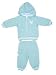New York Yankees Two Piece Hooded Blue Infant Fleece Jog Suit
