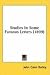 Books : Studies In Some Famous Letters (1899)