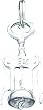 Sterling Silver Wine Bottle Opener Charm
