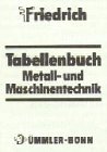 Tabellenbuch Metall- und Maschinentechnik - Wilhelm Friedrich, Gerhard Homborg, Werner Mogilowski, Gerd Neumann