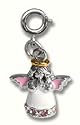 CHARM IT!&copy; 3d Enamel & Crystal Angel Charm