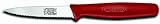 Victorinox 125th Anniversary Limited Edition 3-1/4-Inch Serrated Paring Knife, Red Polypropylene Handle