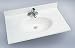 Crane Plumbing WS-1931 Doverstone Marble Lavatory Vanity Top with Recessed Sink, White 8929-2