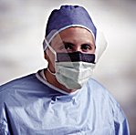 [Itm] With Ties, Blue [Acsry To]: Face Masks W/ Shield - With Ties, Blue
