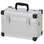 Hakuba AS-L Large Aluminum Case with Padded Divider Interior, 13.75 x 8.75 x 7 Inner Dimensions. by Hakuba