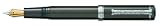 Laban Ebony Large Wood w/ Silver Medium Point Fountain Pen - LEB-F100