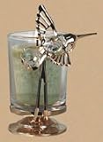 Aloha Bay Candle Holder Gold Plated Hummingbird with Svarovsky Crystal - Holder