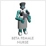 Stikfas Beta Female Action Figure Kit NurseIMAGE