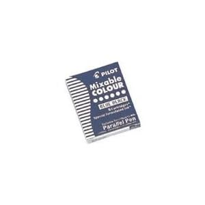 【クリックで詳細表示】パイロット パラレルペン カートリッジインキ ブルーブラック IRFP-6S-BB