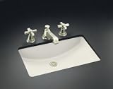 KOHLER K-2215-96 Ladena Undercounter Lavatory, Biscuit