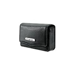 Casio EXC-WALLET1 Ledertasche f�r EXILIM CARD Kameras, schwarz