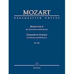 Konzert a-Dur KV 622  Klar Orch. Klarinette, Orchester