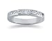 0.55 Princess Cut Diamond Wedding Band in 14k White Gold