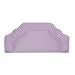 Lilac Shantung Shirred Headboard - Full