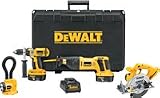 DEWALT DC4KITA 18-Volt Ni-Cad Cordless 4-Tool Combo Kit