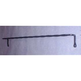 <b>Wrought Iron Towel Bar - 24 Inch -Twisted Hand Made</b>