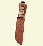 KA-BAR YARDAGE PRO TROPHY U.S.M.C. TANG STAMP-EAGLE & GLOBE CREST SHEATHBlade: 2Serrated Edge 7