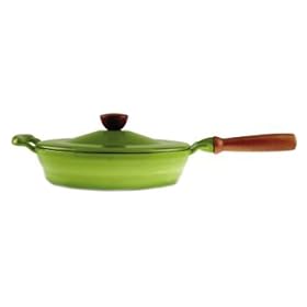 Lafont 2 3 4-Quart Buffet Casserole with Wood Handle, Apple Green by Lafont
