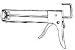 Tools & Hardware : E-Z Thrust Skeleton Caulk Gun