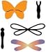 Sizzix Originals Die- Paper Sculpting, Butterfly & Dragonfly