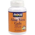 Aloe Vera Gels 5000 mg 100 Softgels NOW Foods ( Fast Shipping In Stock Product )
